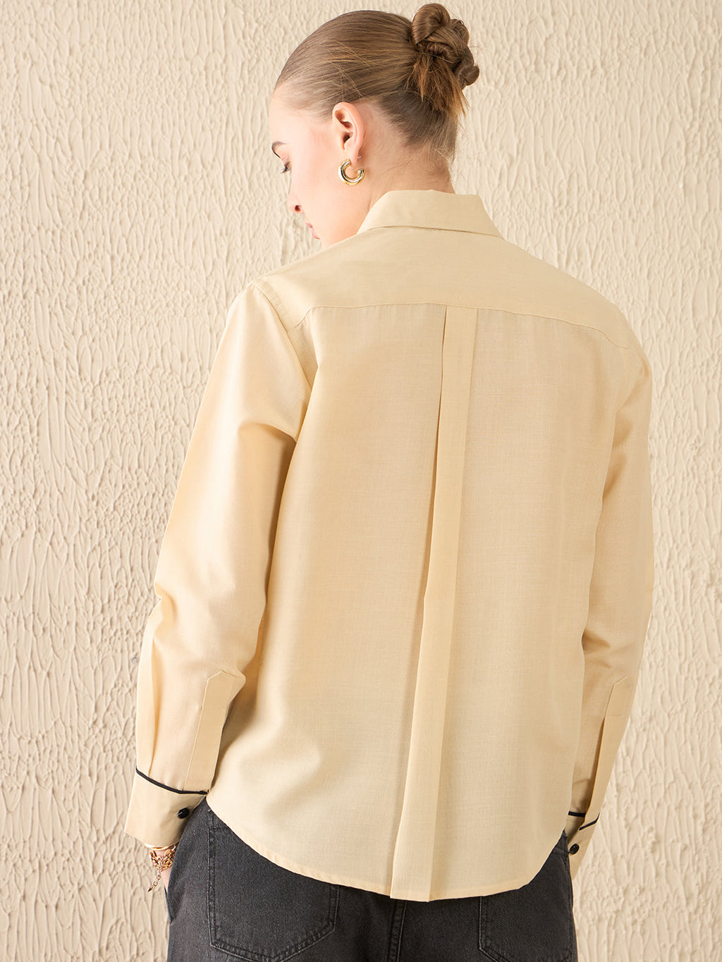 Floral Embroidered Linen Shirt
