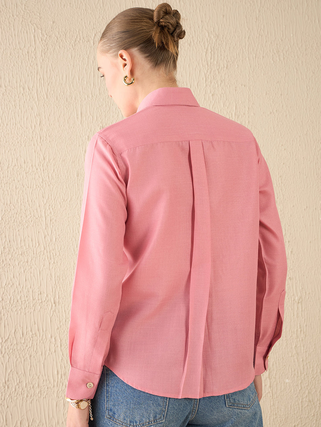 Floral Embroidered Linen Shirt