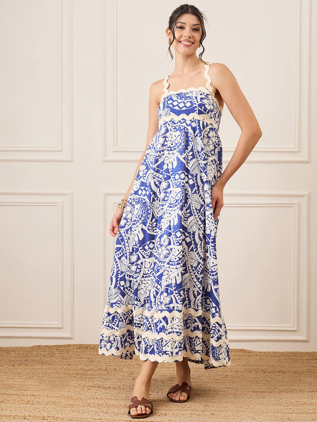 Cotton Ric-Rac Dress