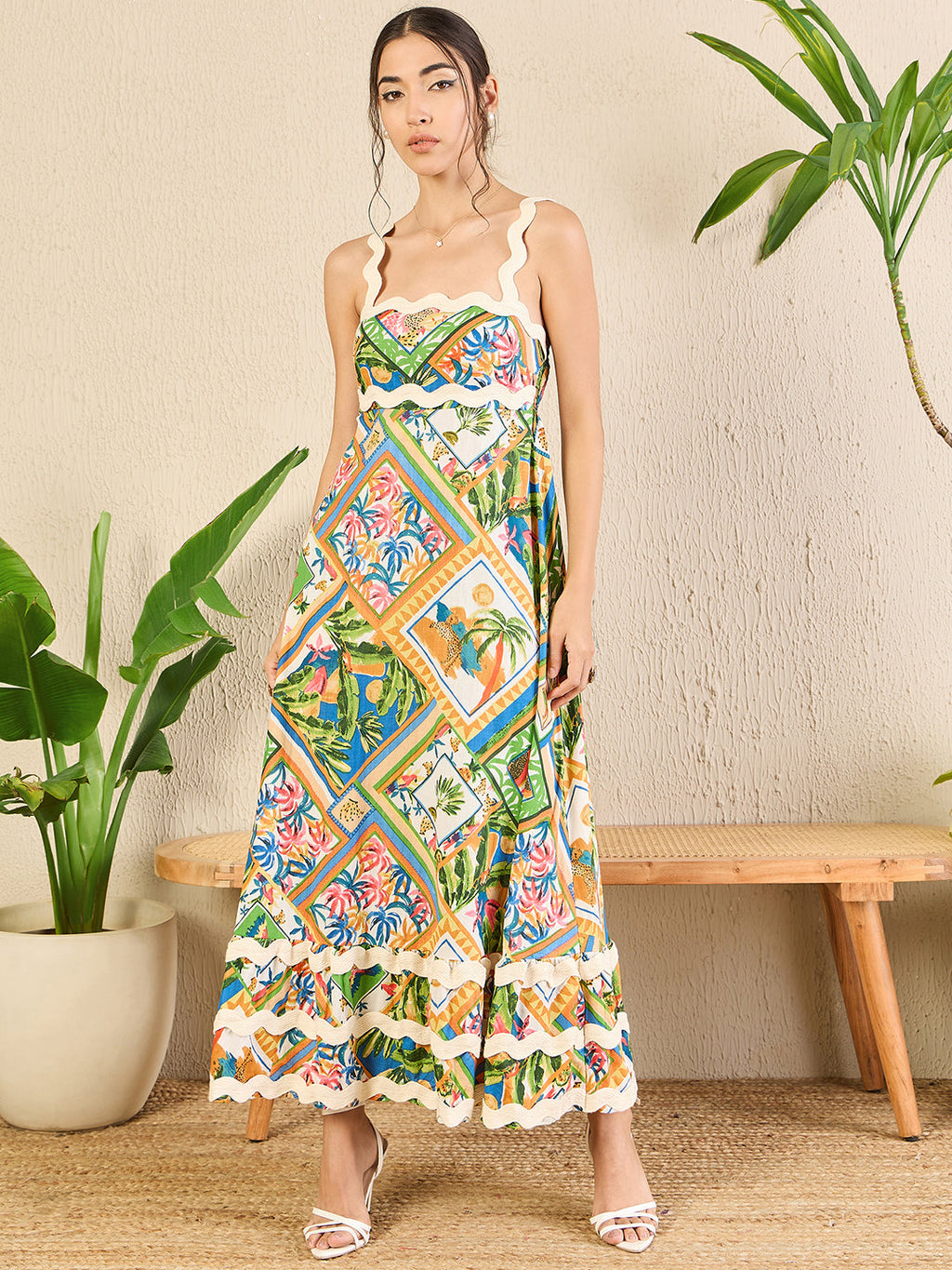 Cotton Ric-Rac Dress