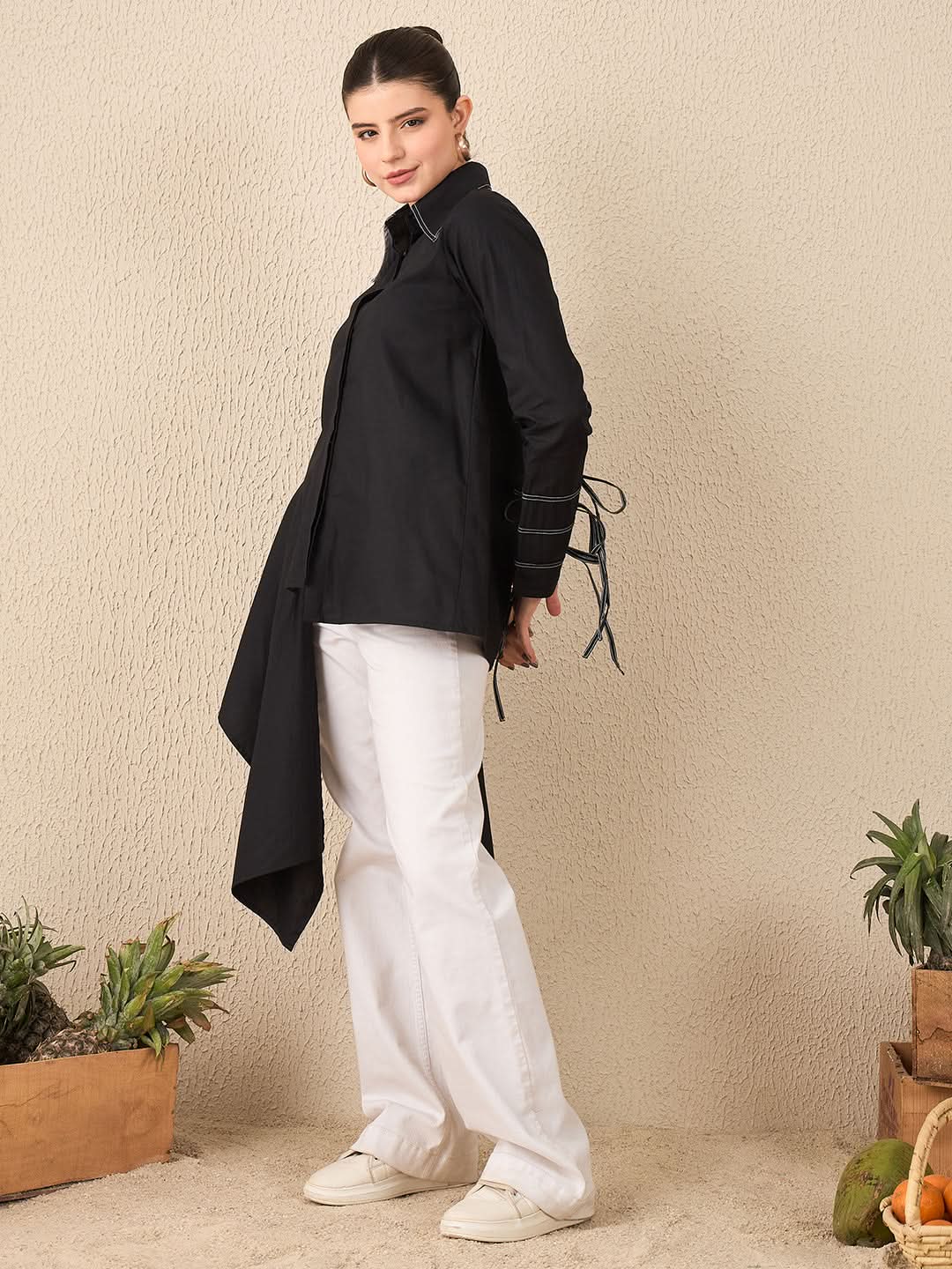 Asymmetrical Drape Shirt