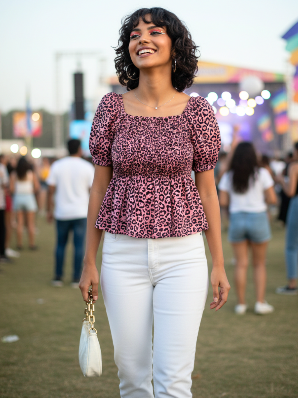 Smocked Peplum Top - Uptownie
