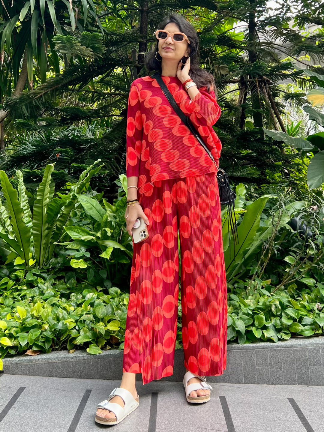 Pleated Pants with a Front Drape - Uptownie