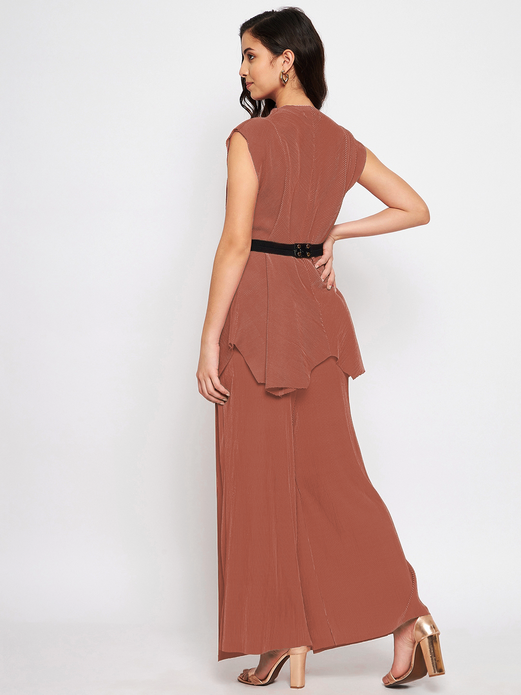 Criss Cross Pleated Top