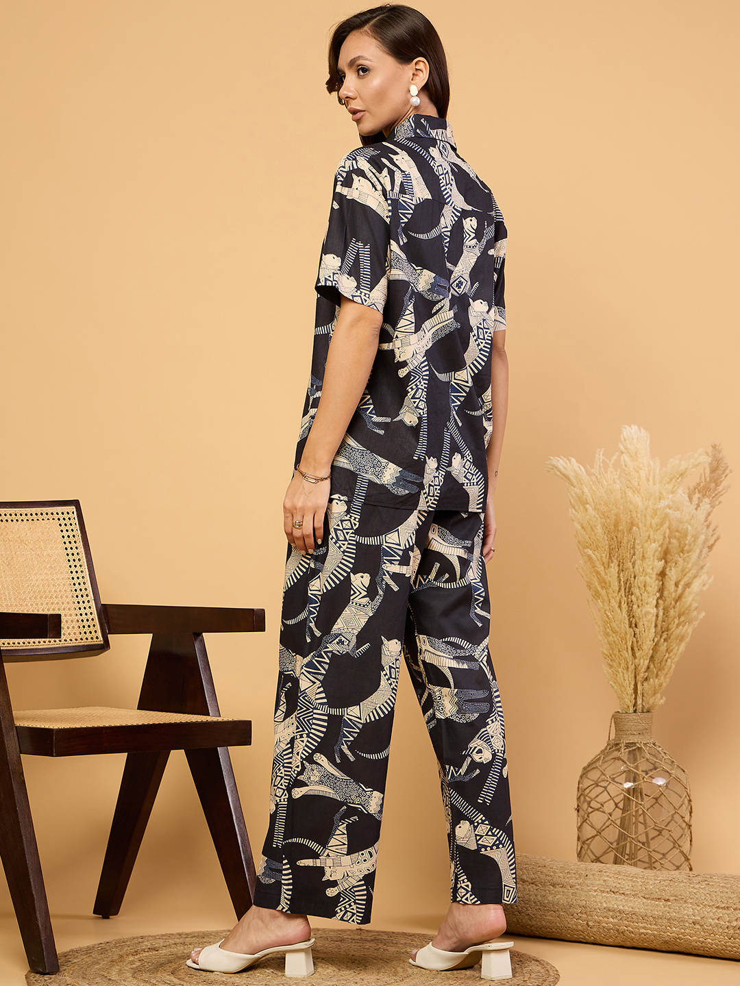 Printed Two Piece Cotton Coord Set
