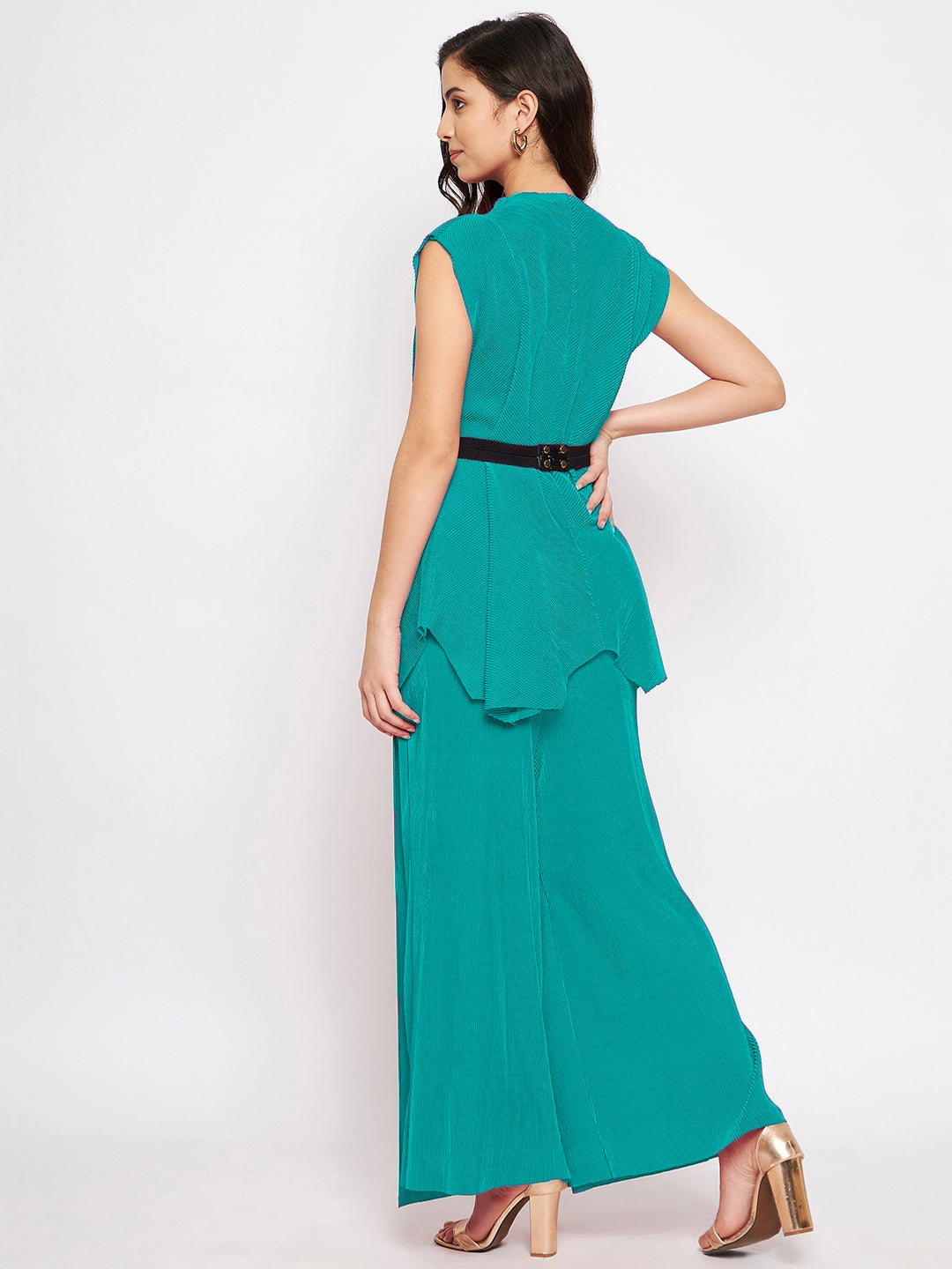 Criss Cross Pleated Top
