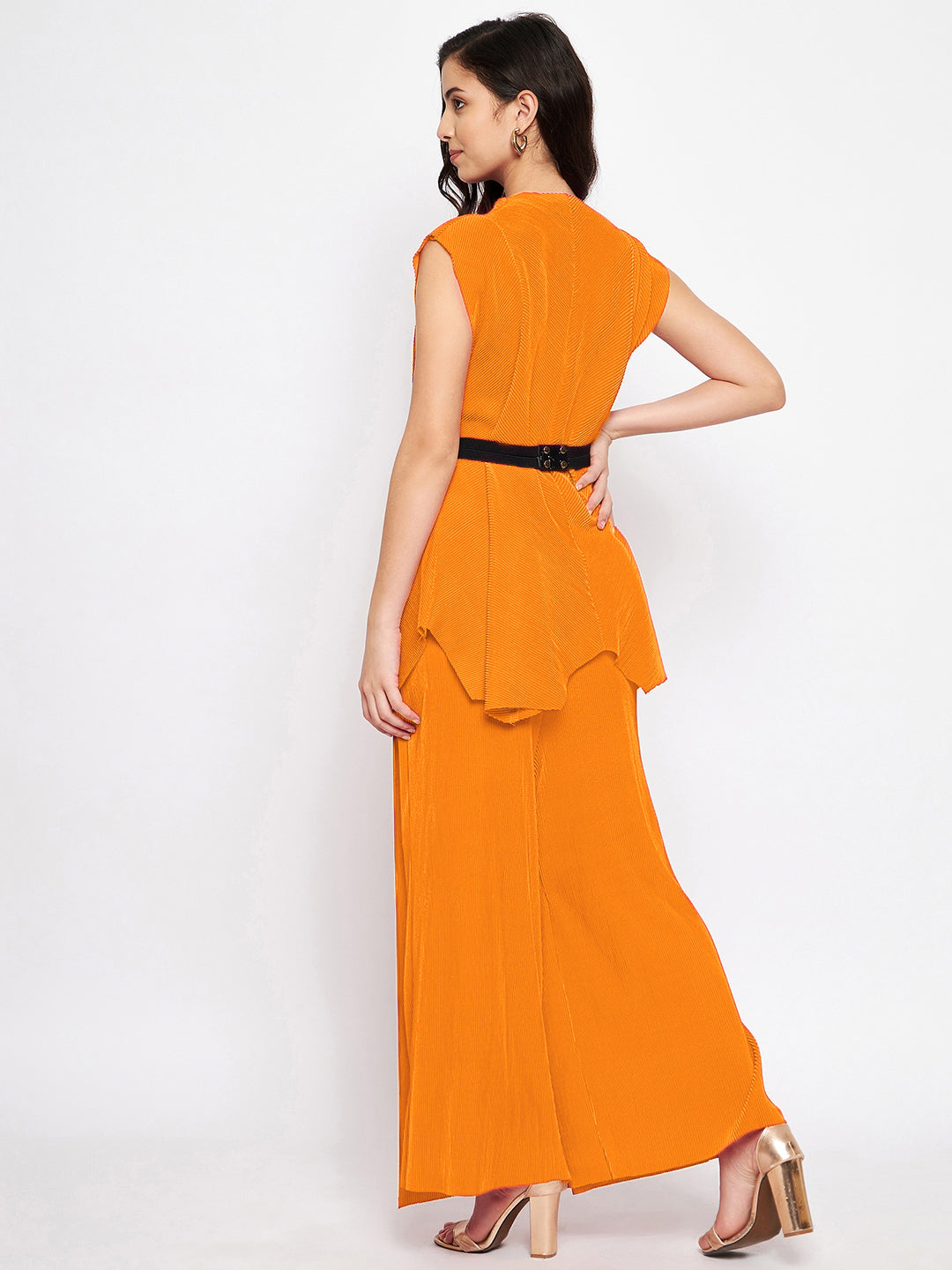 Criss Cross Pleated Top