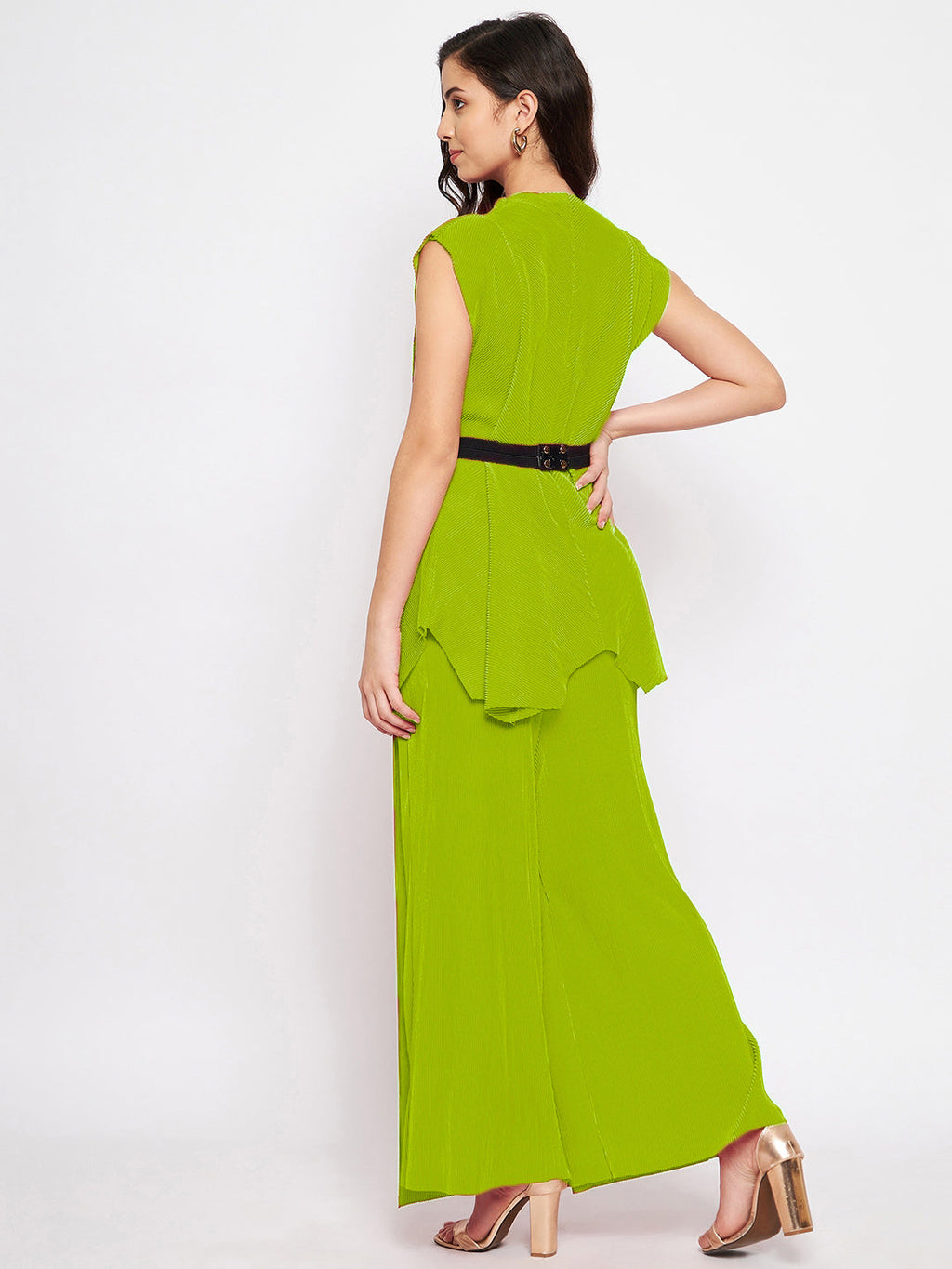 Criss Cross Pleated Top