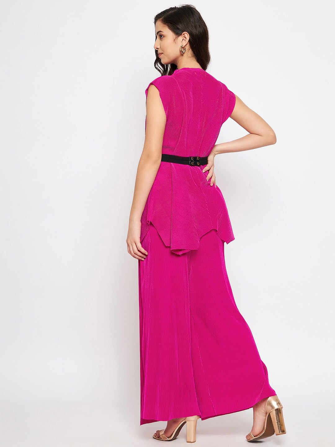 Criss Cross Pleated Top