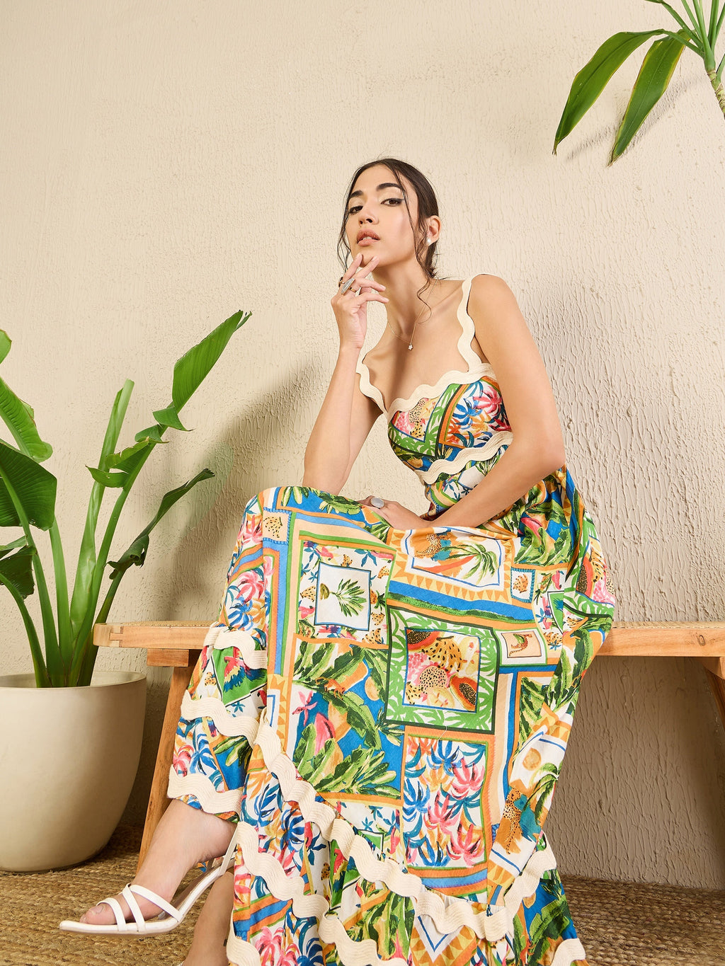 Cotton Ric-Rac Dress