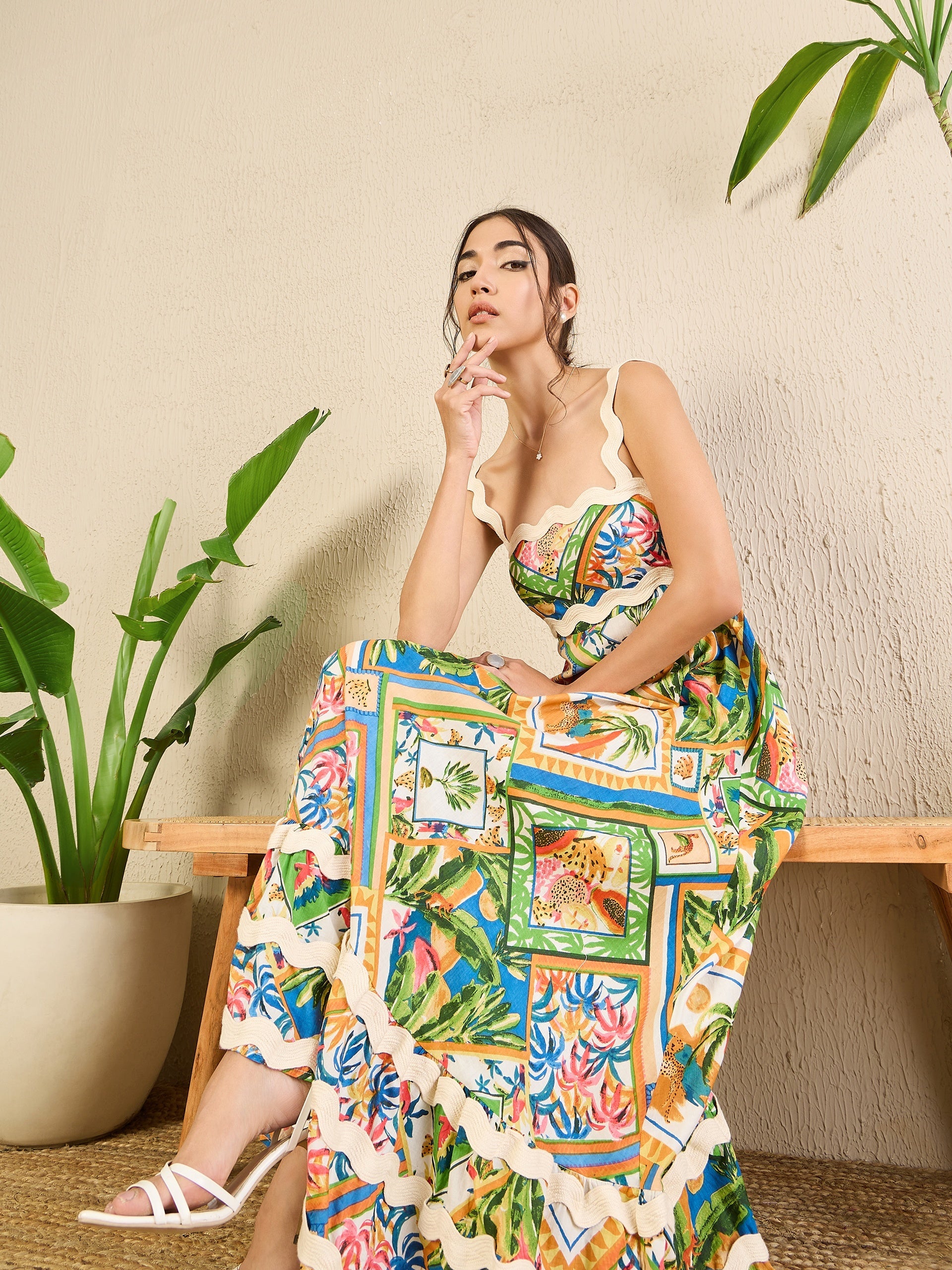 Cotton Ric-Rac Dress